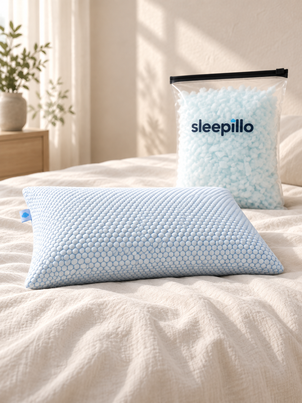 Profil de l’oreiller compact Sleepillo Enfant, 55 × 38 × 15 cm